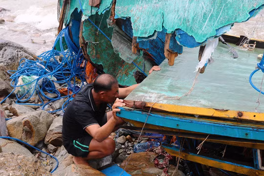Gia đình thiệt hại ít nhất cũng tới vài trăm triệu đồng. Ảnh: Vietnamnet.
