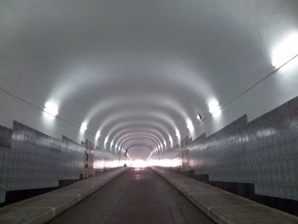 Công trình ngầm có diện tích hơn 77.000 m2, tổng chiều dài hơn 2km. Ảnh: Dulichnamchau.