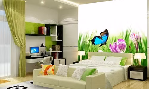 Từ việc tô điểm cho căn nhà, giấy dán tường ngày nay còn cải tiến thành nhiều loại hoa văn khác nhau giúp ngôi nhà không chỉ đẹp mà còn độc đáo. Ảnh: Mevacon.
