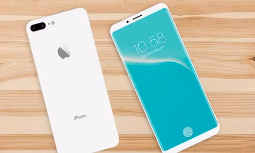 Ban thiet ke iPhone 8 mau trang giong iPhone 5C