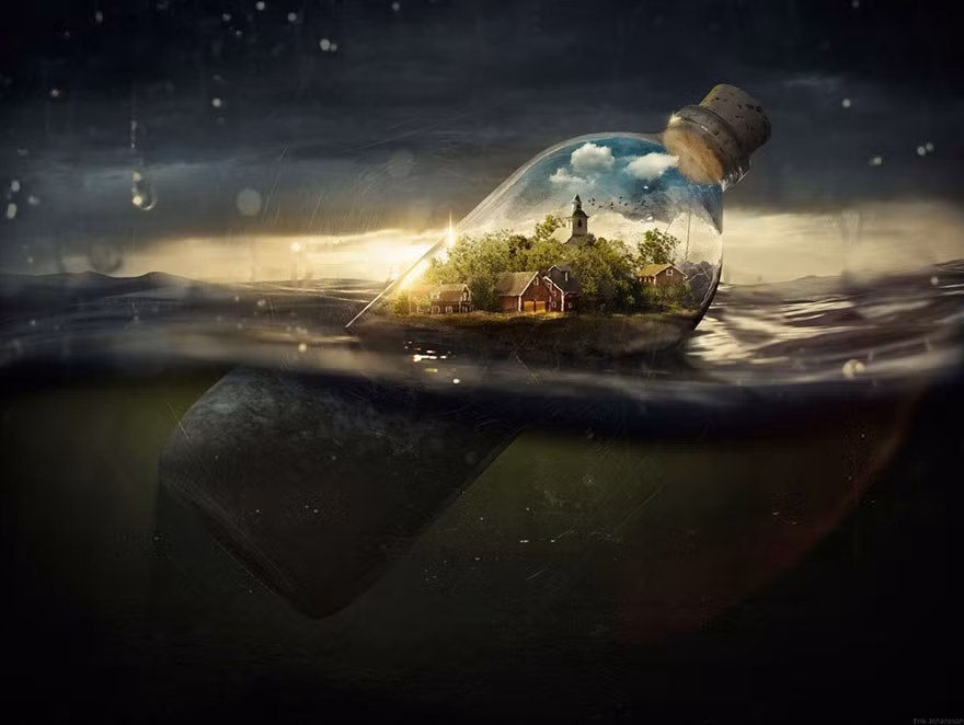 Bức ảnh cực kỳ sinh động mang đến cảm giác hoa mắt. Ảnh: Erik Johansson.