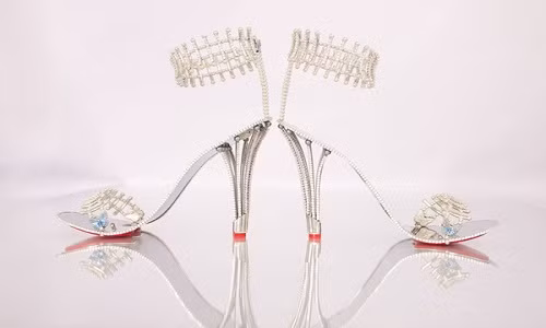 Nữ ca sĩ đình đám Beyonce chi 6,8 tỷ đồng để tậu đôi giày kim cương tinh xảo của thương hiệu House of Borgezie. Ảnh: DM.