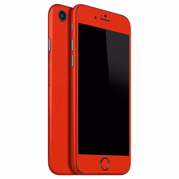 Đó cũng là lý do ra đời những chiếc iPhone 7 màu đỏ với mặt trước màu đen do người dùng tự chế. Ảnh: Slickwraps.