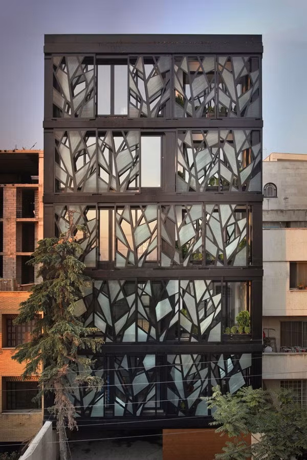 Những mảng hình khối độc đáo mang đậm nét nghệ thuật trừu tượng. Ảnh: Archdaily.