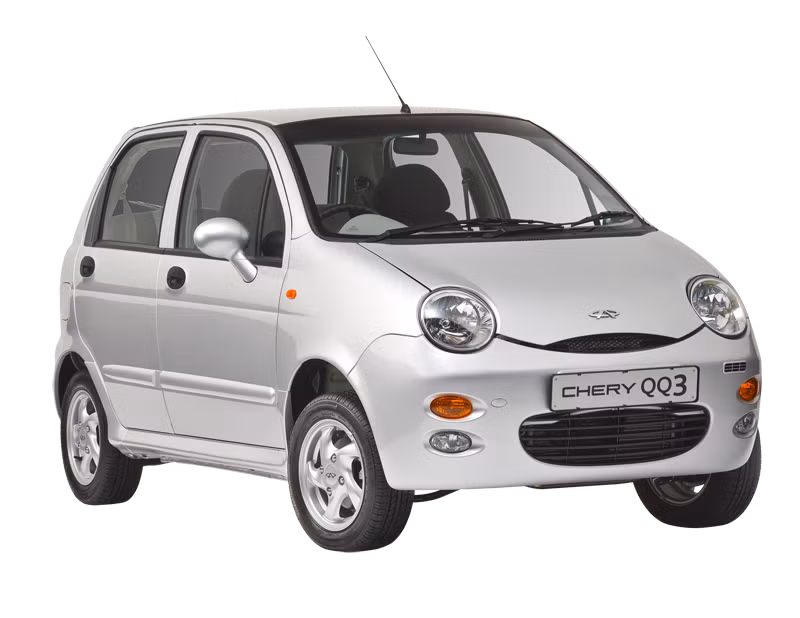 Có giá khoảng 4700 USD (khoảng 101 triệu đồng), Chery QQ3 là mẫu xe hơi giá rẻ phồ biến tại Trung Quốc. Ảnh: Chery.