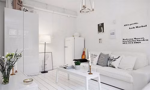 Mặc dù diện tích nhỏ nhưng nếu biết cách bố trí hợp lý thì sẽ dễ dàng tạo nên một không gian ấm áp, gọn gàng. Căn hộ 20m2 dưới đây là một ví dụ điển hình.