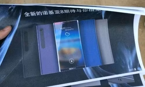 Nokia 8 giong dien thoai Lumia, co cam bien mong mat
