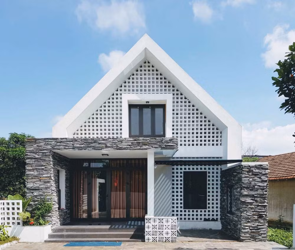 Ngôi nhà cấp 4 4 phòng ngủ kích thước 11x18m thiết kế nhằm giải quyết tâm lý chung của khách hàng.