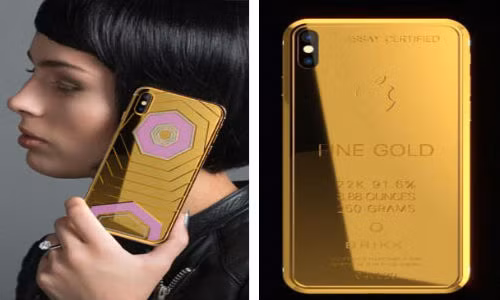 Cận cảnh iPhone X đặc biệt cho giới siêu giàu, giá 70.000 USD - Hình 2 Can canh iPhone X dac biet cho gioi sieu giau, gia 70.000 USD-Hinh-2