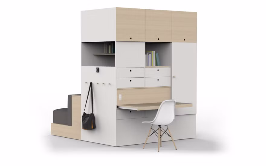 Góc làm việc nhỏ xinh, hiện đại.