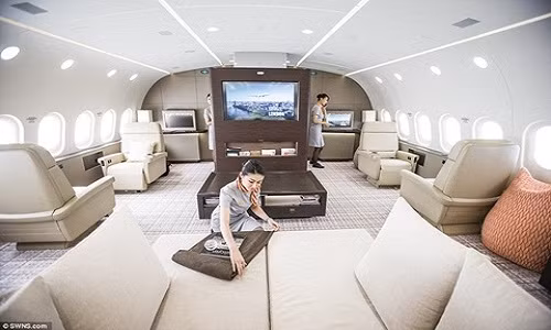 Dreamliner B787 Dreamjet thực sự là máy bay sang chảnh có thể "vượt mặt" nhiều khoang hạng thương gia trên thế giới.
