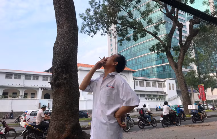"Nay mai nữa những cây cổ thụ còn lại này cũng sẽ bị bứng hạ", một người dân bày tỏ trong sự luyến tiếc.