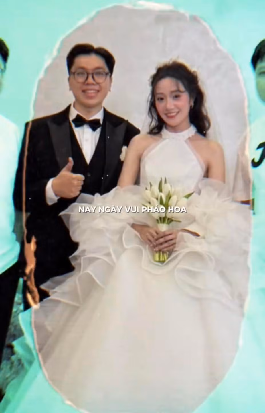 Một trong những thông tin đang khiến nhiều cánh mày râu cảm thấy "tiếc nuối" nhất là nàng Tiktoker được mệnh danh "vợ quốc dân" Đào Lê Phương Hoa đã lên xe hoa về nhà chồng. Hình ảnh trong đám cưới của cô nàng được một số bạn bè đăng tải lên mạng xã hội ngay lập tức thu hút sự chú ý.