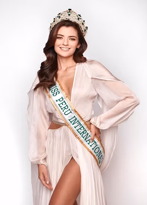 Tatiana Calmell đến từ Peru, là ứng viên nặng ký cho ngôi vị hoa hậu. Ảnh: Fanpage