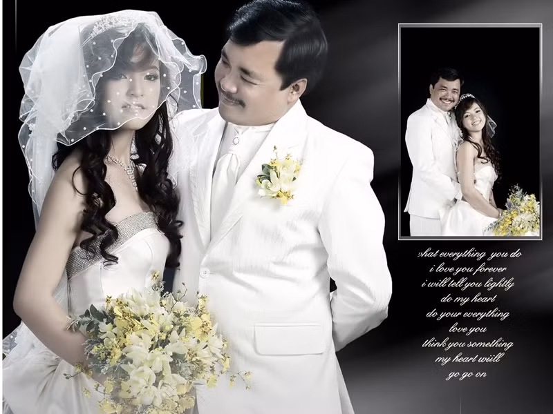Bà xã của đạo diễn phim “Mẹ rơm” tên Cẩm Giang. Cô không hoạt động nghệ thuật và kém Phương Điền 23 tuổi.