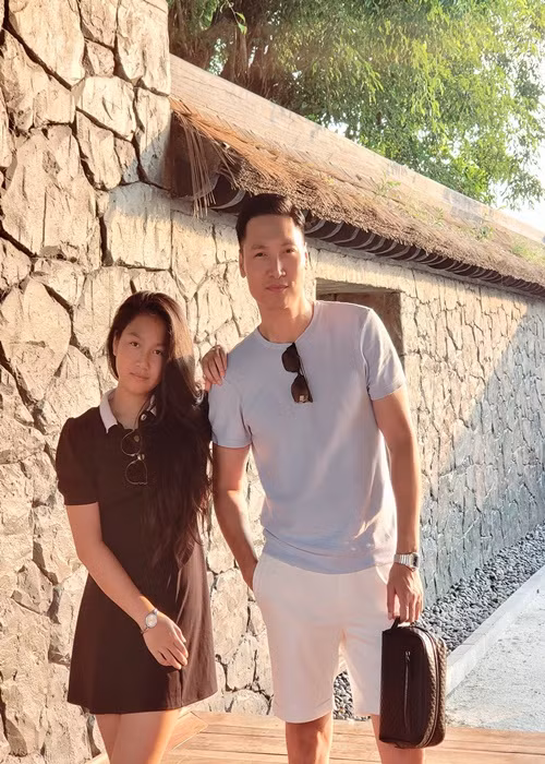 Con gái Mạnh Trường năm nay 13 tuổi, tên Chíp.