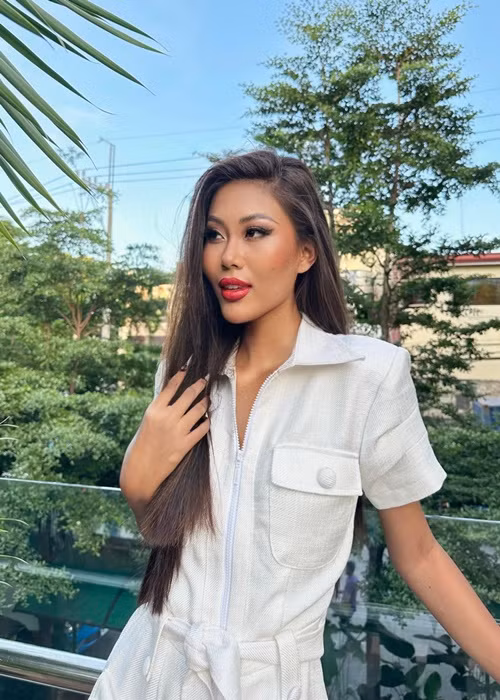 Á hậu Thu Thảo vẫn chưa giành được huy chương ở các phần thi phụ dù chung kết đang cận kề. Ảnh: FBNV