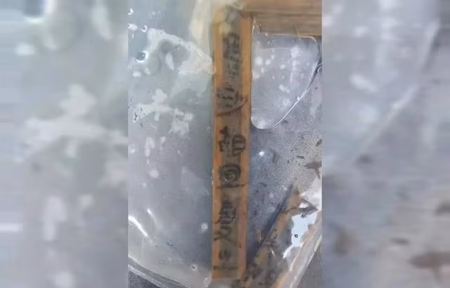 Cuộc khai quật này đã phát hiện hơn 200 thẻ tre từ thời nhà Tần và nhà Hán, mang chữ viết triện, phổ biến trong nửa sau của thiên niên kỷ thứ 1 trước Công nguyên.