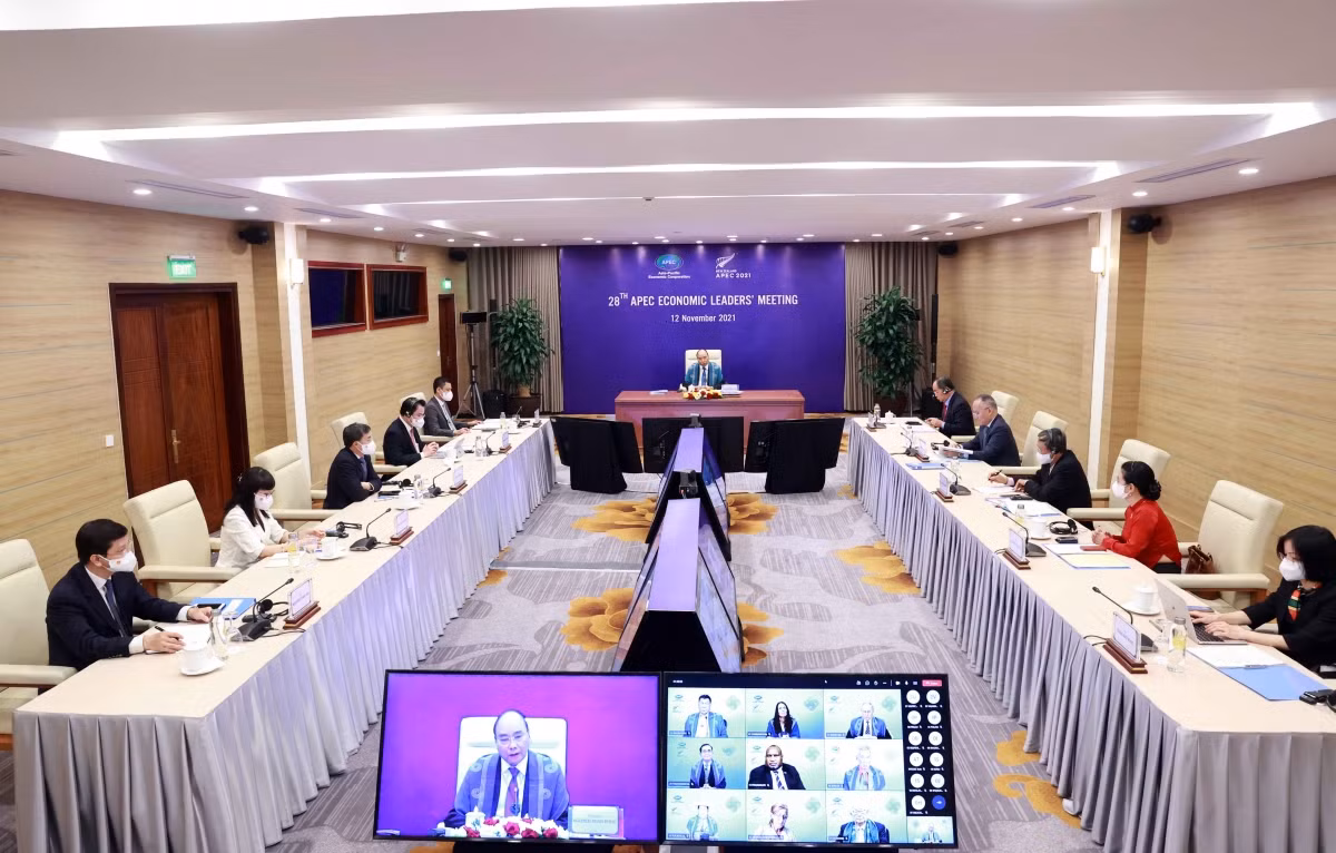 Chu tich nuoc Nguyen Xuan Phuc de xuat 3 trong tam APEC can thuc hien