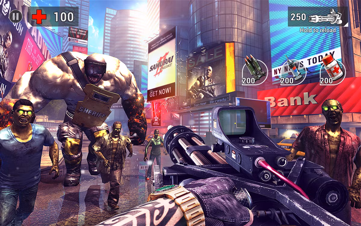 10. Shadowgun Legends. Game mang tham vọng chuyển tải trải nghiệm của một Destiny trên Mobile. Chính vì thế tựa game sẽ đi theo phong cách MMOFPS, nơi game thủ sẽ thu thập điểm kinh nghiệm để lên cấp, cộng skill hay mua bán và nâng cấp vô vàn chủng vũ khí khác nhau. Tất nhiên thay vì chặt chém ở góc nhìn thứ ba như một tựa ARPG, Shadowgun Legends cho bạn tung hoành ở góc nhìn thứ nhất với các pha tắm mưa bom bão đạn.
