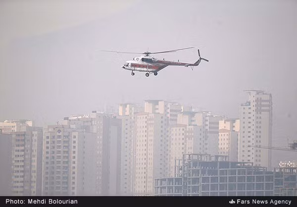 Một chiếc trực thăng Mi-17 đã được huy động để thực hiện nhiệm vụ đặc biệt này. Nguồn ảnh: Fars