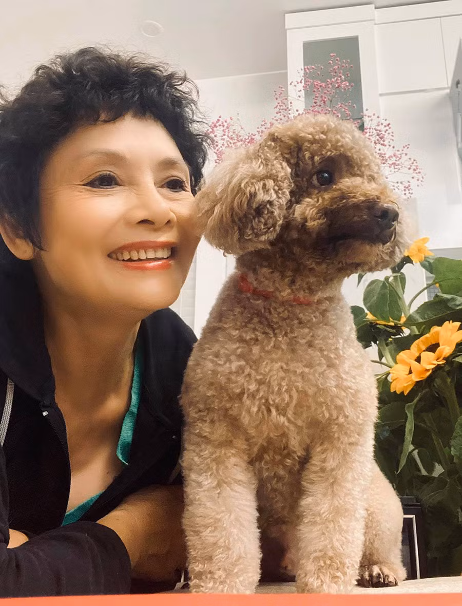 NSND Minh Chau song cung thu cung khi con gai dinh cu o My-Hinh-9