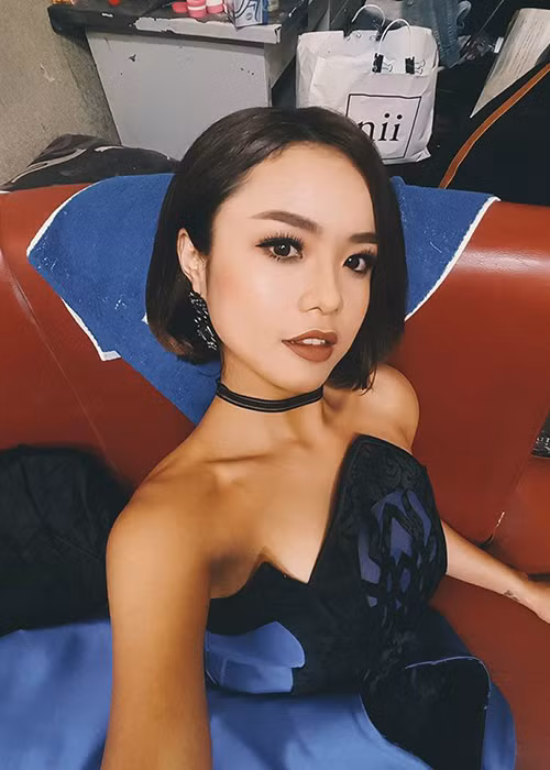 Sau nỗ lực giảm cân, bạn gái vũ công Quang Đăng ngày càng xinh đẹp, gợi cảm hơn. (Ảnh: FBNV)