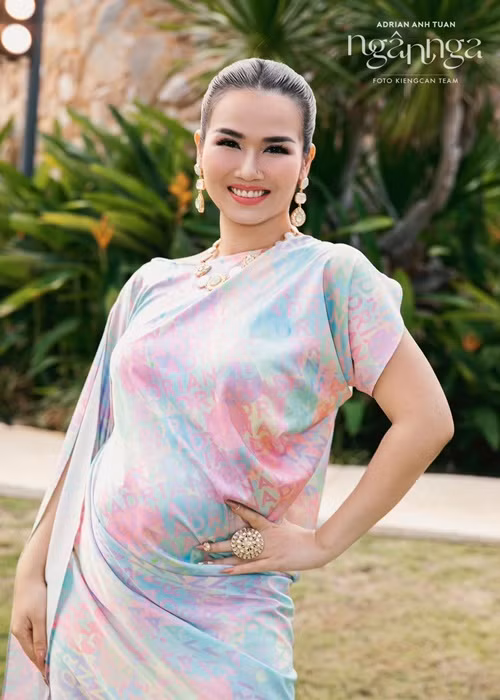 Vì là người ăn chay trường nhiều năm nên khi mang thai, Võ Hạ Trâm vẫn theo đuổi chế độ ăn này.