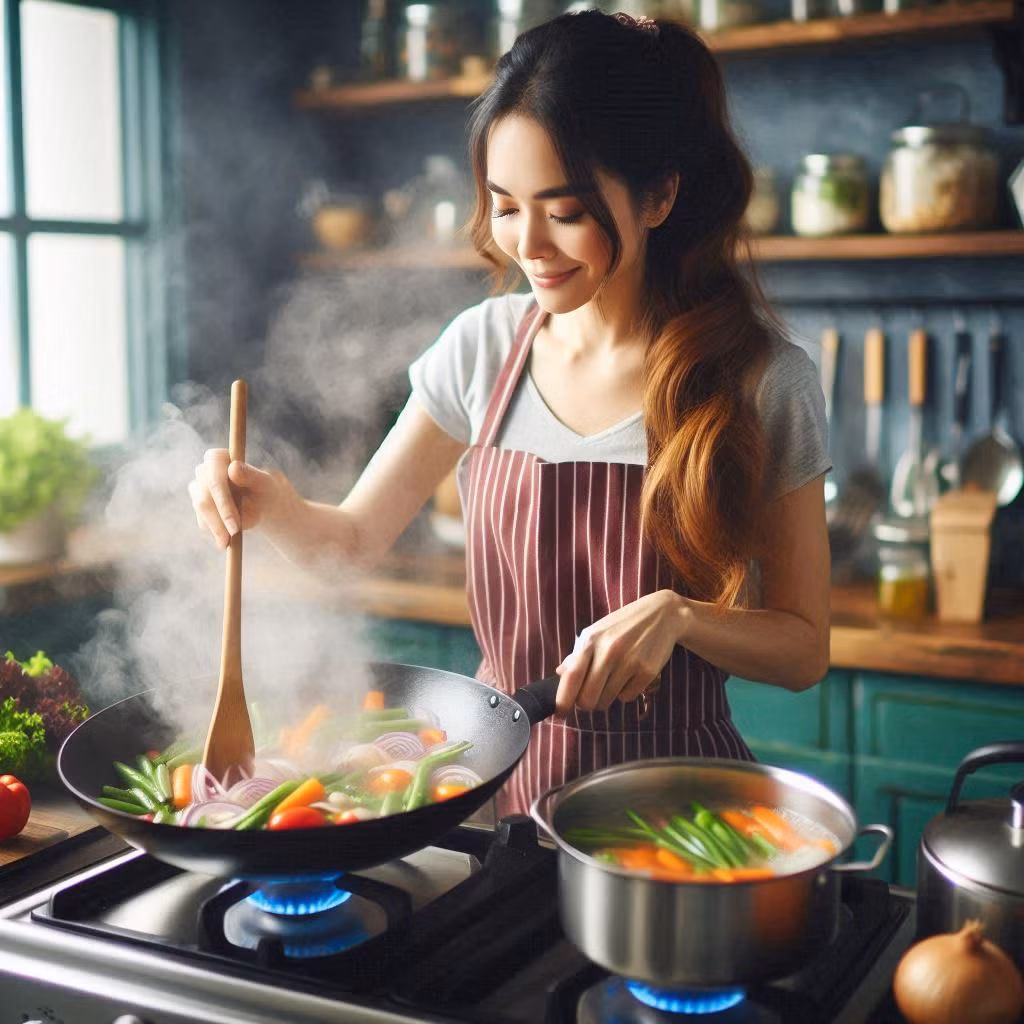 Không phải luộc hay xào, rau hấp mới là bổ dưỡng nhất - Hình 2 Khong phai luoc hay xao, rau hap moi la bo duong nhat-Hinh-2