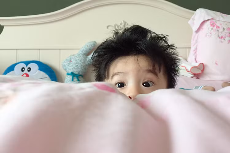 Con trai của Nguyệt Ánh được nhận xét giống mẹ ở đôi mắt.