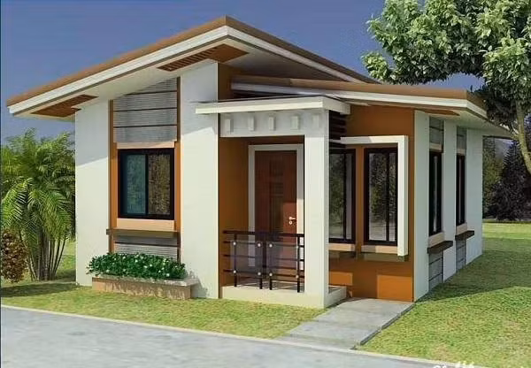 Nhà cấp 4 với cấu trúc bên ngoài đơn giản là gợi ý hoàn hảo cho những gia đình ở nông thôn. Ảnh: Xaynhadeponline