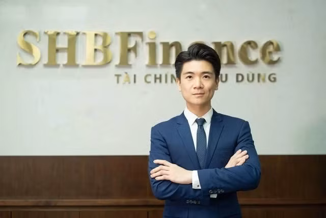 Cuối năm 2021, Đỗ Quang Vinh được bổ nhiệm làm Phó Tổng giám đốc kiêm Giám đốc khối Ngân hàng số ngân hàng SHB. Ảnh: SHB