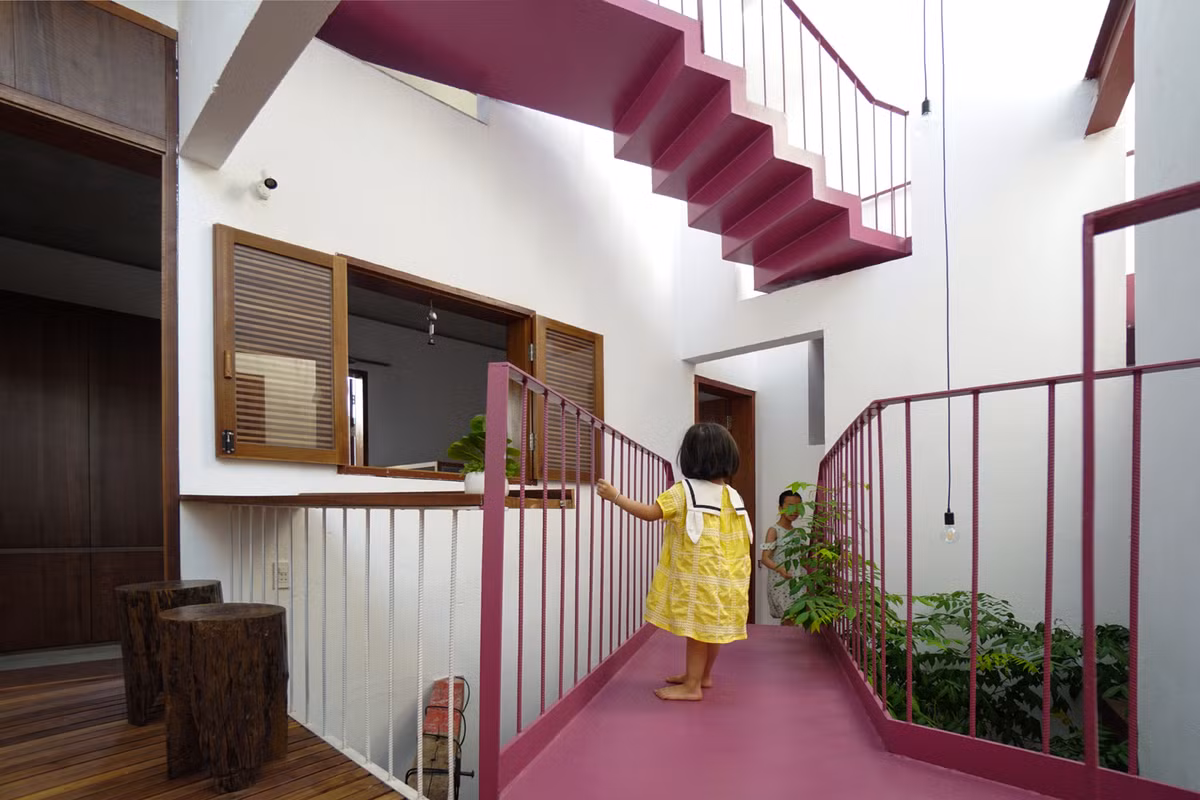 Cấu trúc này cho phép các thành viên kết nối với nhau và với thiên nhiên bên trong và bên ngoài cấu trúc của nó một cách hài hòa và bền vững. Nguồn ảnh: Nguyen Tuan Nghia