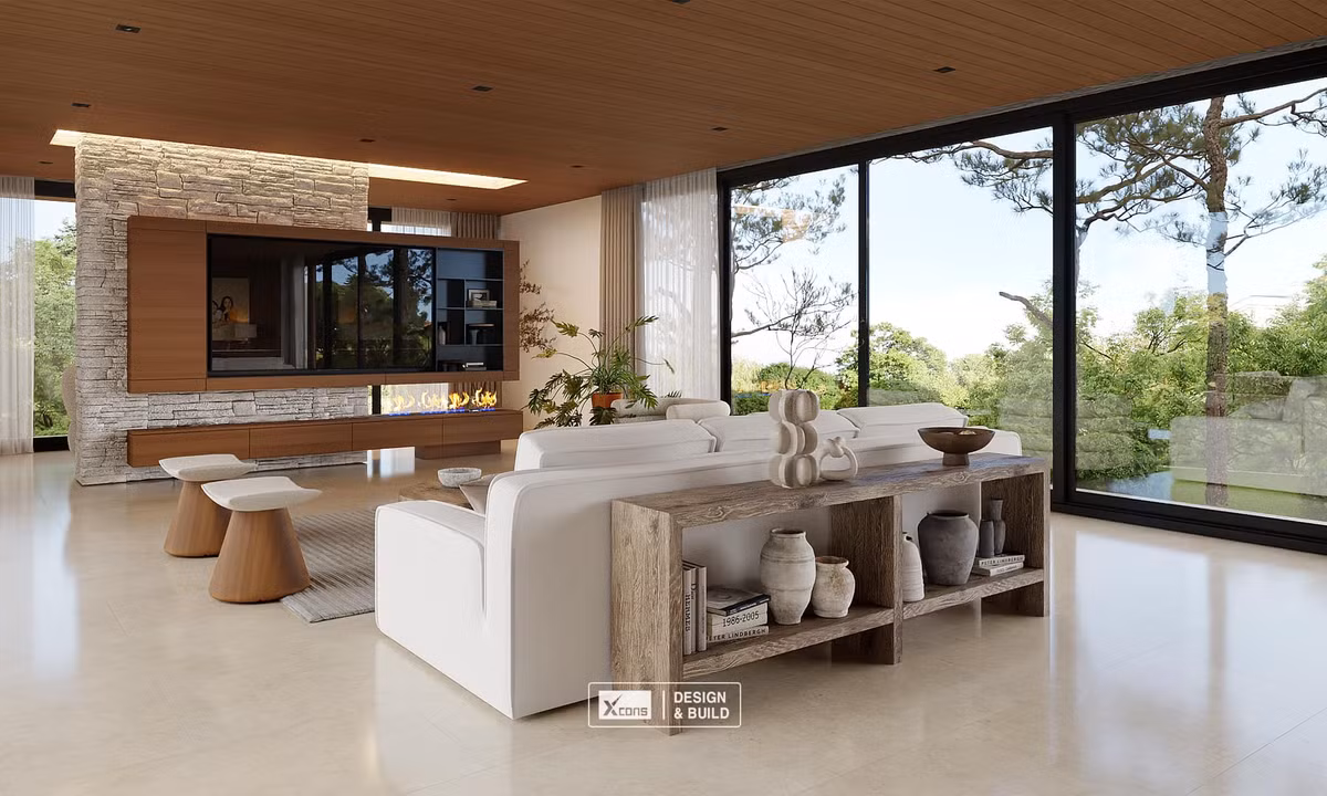 Điều khiến Hoàng Bách hào hứng nhất là công năng được bố trí thoải mái cho gia đình 3 thế hệ, ai cũng được thể hiện cá tính trong không gian của riêng mình.