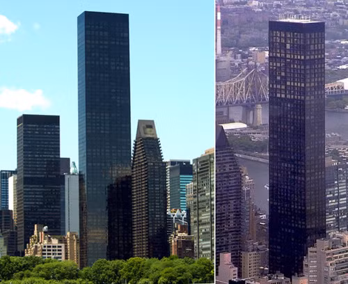 Năm 2017, tỷ phú Chính Chu bỏ 34,3 triệu USD mua trọn tầng 89, nửa tầng 90 ở tòa tháp Trump World Tower, thời điểm đó đây là tòa tháp cao nhất thế giới. Ảnh: FBNV
