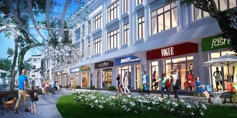 Khu Cantata là mô hình nhà thương mại liên kế, tổng số lượng 232 căn, diện tích 110-160m2 mỗi căn.