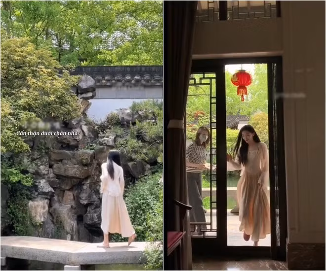 Nhiều người ví căn biệt thự của Đào Hỷ Nhi giống như chốn tiên cảnh.