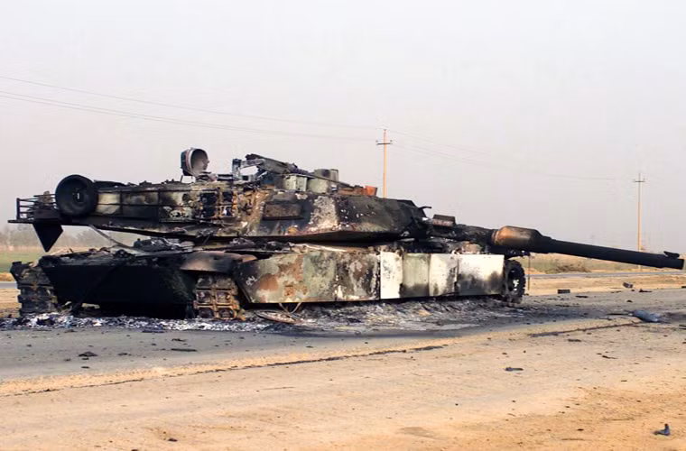 Đáng chú ý là không chiếc M1 Abrams nào bị bắn hạ bởi xe tăng Iraq, chúng chủ yếu bị hạ bởi vũ khí chống tăng RPG-29 hay 9K111 Fagot có nguồn gốc do Nga sản xuất.