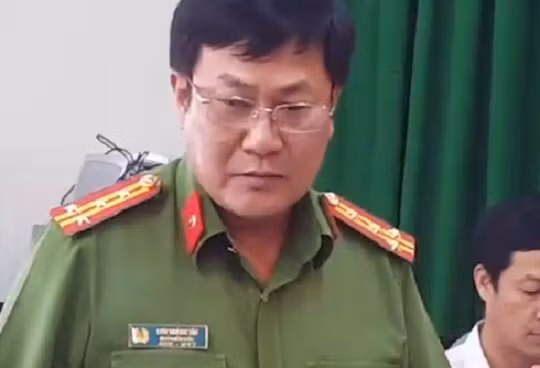 Đại tá Lưu Thành Tín, Phó Giám đốc công an tỉnh Kiên Giang.