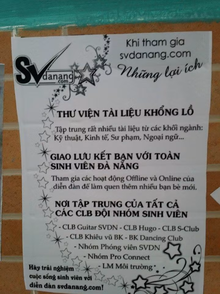 Có những tờ rơi rất đơn giản tạo cảm giác gần gũi mang phong cách đường phố.