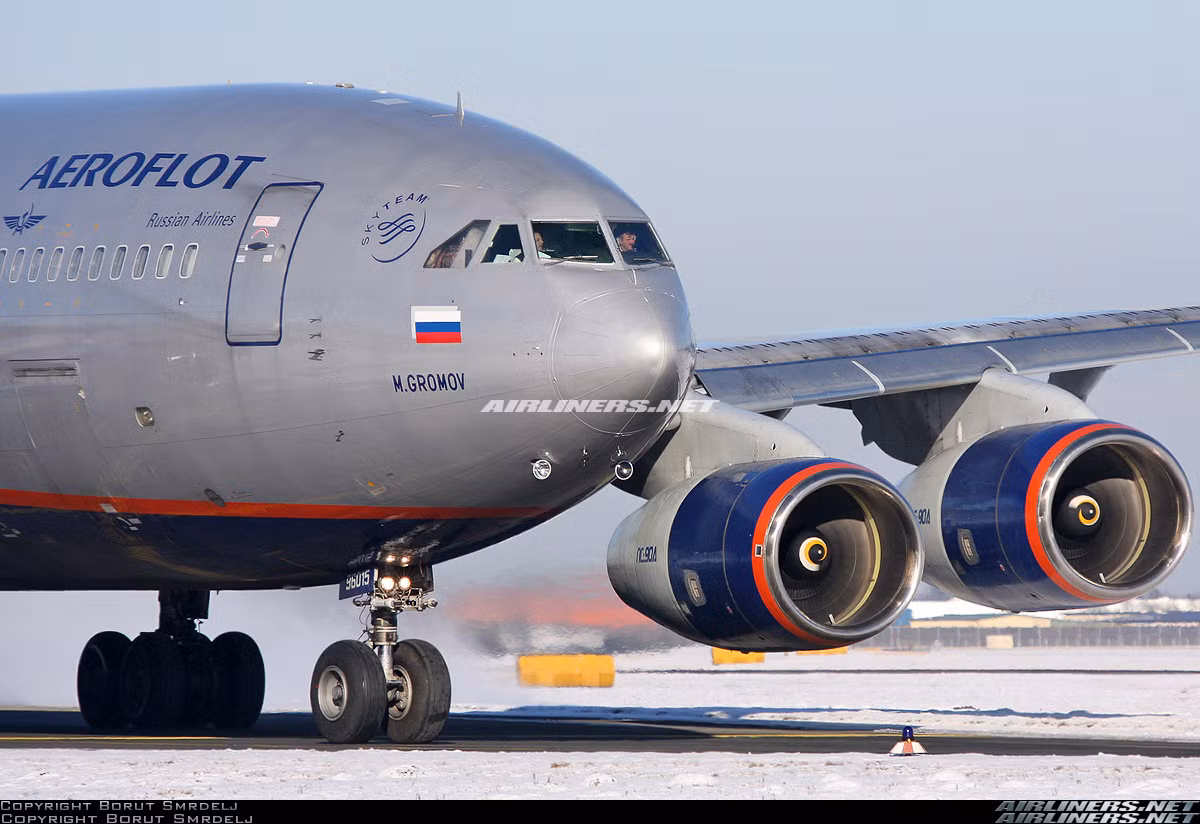 Hiện vẫn chưa rõ tải trọng của Il-96-500T, tuy nhiên có một con số được đưa ra là - có thể chở tới 80 tấn hàng hóa thương mại với tầm bắn lên tới 4.360km. Nguồn ảnh: Airliners.net