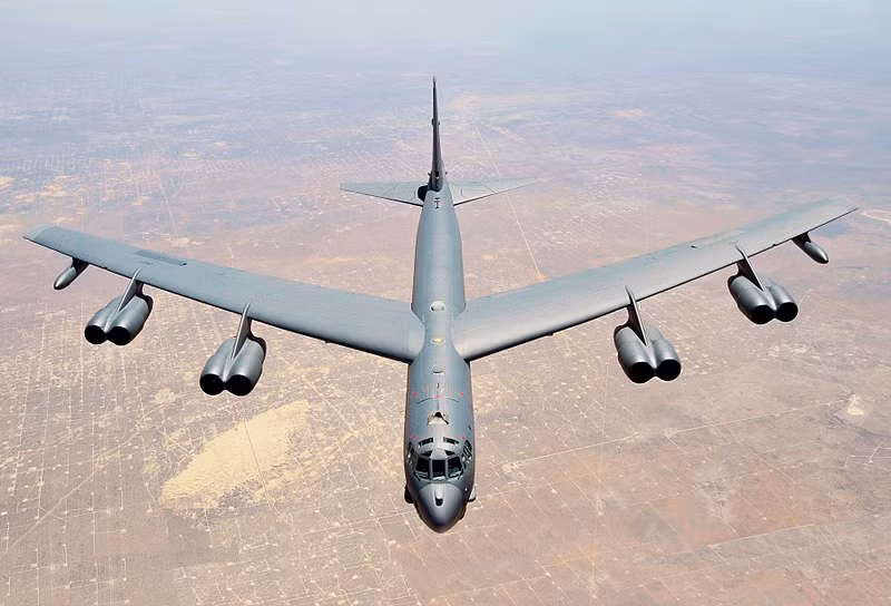 Đông đảo nhất trong không quân chiến lược Mỹ là B-52H với 75 chiếc có trong biên chế thường trực. Nguồn ảnh: Wikipedia