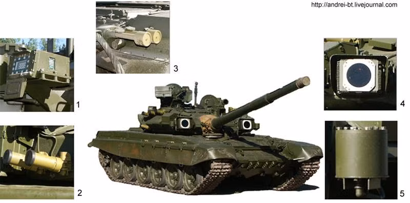 Hiện vẫn chưa rõ đơn vị nâng cấp BMP-3 sẽ lựa chọn hệ thống phòng vệ chủ động nào. Tuy nhiên, có nhiều nguồn tin cho rằng BMP-3 có khả năng tích hợp hệ thống phòng vệ chủ động Shtora-1 vốn được trang bị trên các dòng xe tăng T-80 và T-90. Nguồn ảnh: andrei-bt