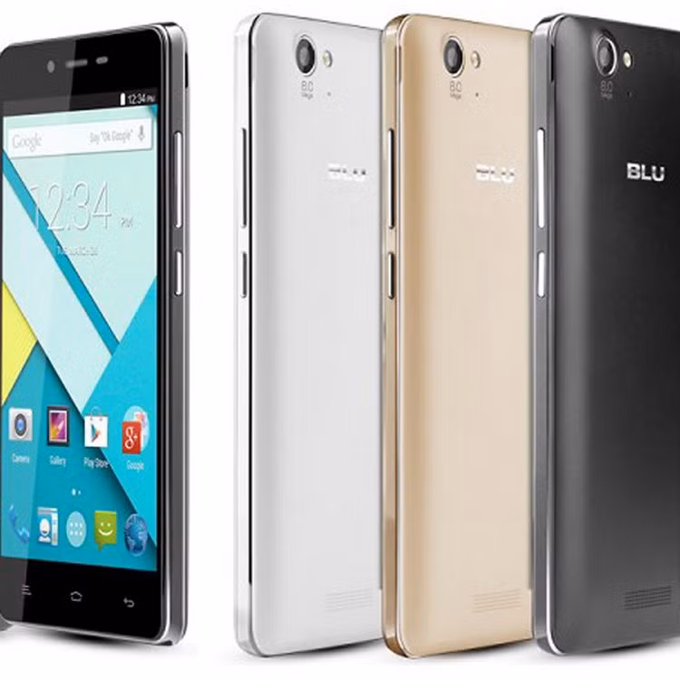  2. BLU Studio Energy giá 149 USD (3,25 triệu đồng). Cũng đượng phát hành trong năm nay, BLU Studio Energy có giá đắt hơn người an hem Studio G, nhưng cũng chỉ rơi vào khoảng 149 USD. Hệ thống màn hình đã được nâng cấp về độ phân giải với chỉ số 720 p, RAM 1G và camera sau cỡ 8MP, cùng thỏi pin cỡ lớn 5000 mAh. Trong khi hệ điều hành của Studio Energy vẫn là Android KitKat và cũng sẽ sớm được nâng cấp lên Lollipop.