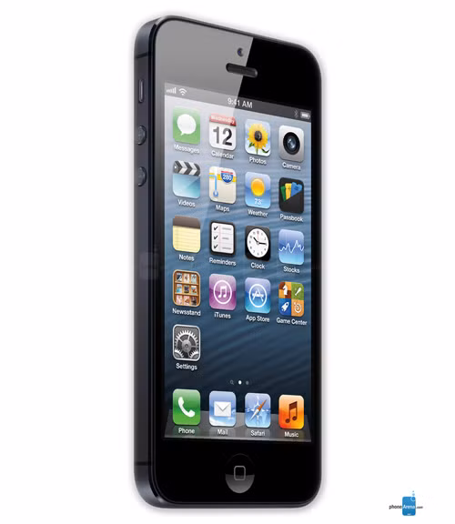  6. Apple iPhone 5 - Đánh giá: 9 điểm. Điểm nổi bật nhất trên chiếc iPhone 5 là màn hình 4 inch, một sự cải tiến vượt bậc của Apple so với kích thước 3,5 inch trên 4S, và iPhone 4. Ngoài ra còn phải kể đến những thay đổi khác như chipset nhanh hơn, và là chiếc iPhone đầu hỗ trợ 4G LTE.