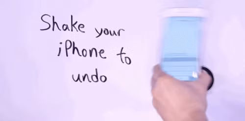 5. Khi nhắn tin trên iPhone, có thể lắc chiếc smartphone này để làm lại tác vụ.