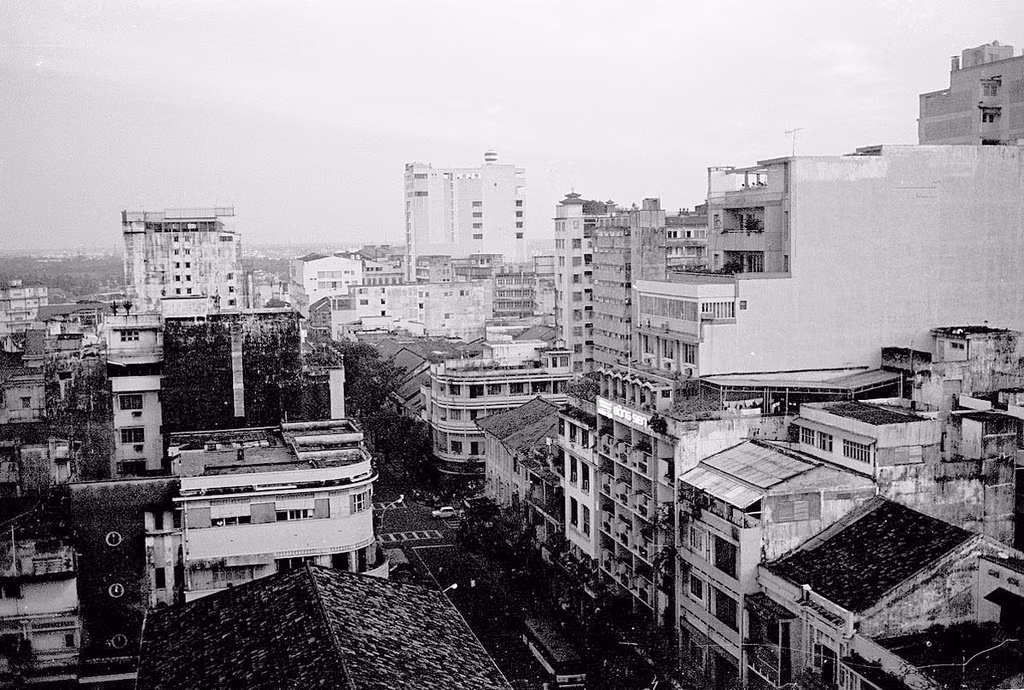 Đường Đồng Khởi nhìn từ trên cao.