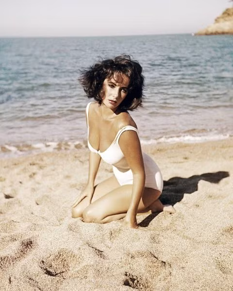 Vóc dáng nhỏ nhắn nhưng ở Liz Taylor luôn toát ra một vẻ đẹp quyến rũ khó cưỡng. Ảnh: Getty