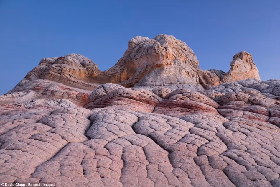 Phong cảnh túi đá trắng ở Arizona. (Nguồn Sina)