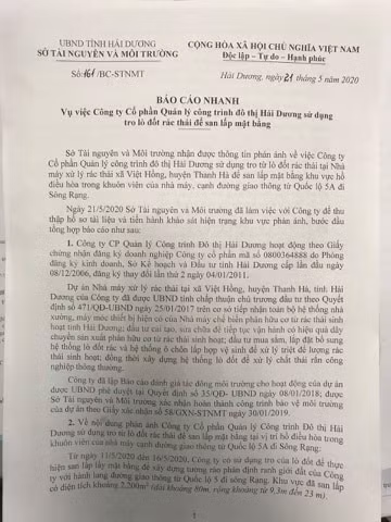 Cty Cong trinh do thi Hai Duong dung tro lo dot rac san lap mat bang la vi pham-Hinh-6